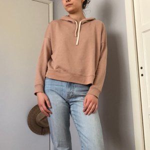 MADEWELL Warmup Hoodie Sweatshirt Pink